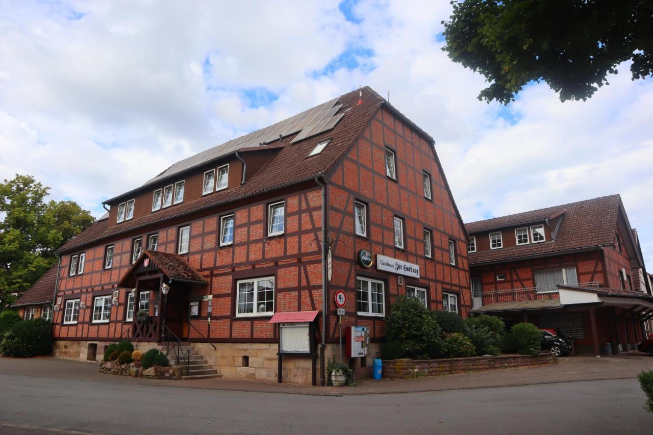 Pension Zur Harburg Hotel Uslar Buitenkant foto